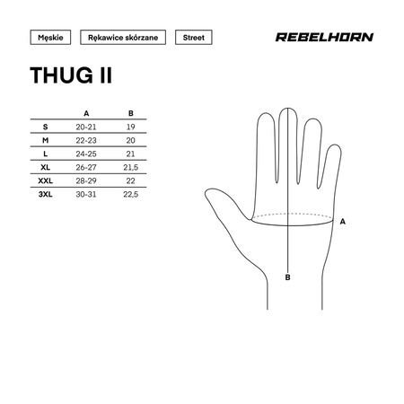 Rękawice Rebelhorn Thug II