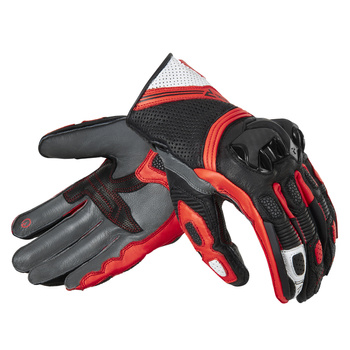 Rękawice Rebelhorn ST Short Black/Grey/Fluo Red