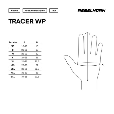 Rękawice Rebelhorn Tracer WP