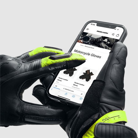 Rękawice Rebelhorn Viper Black/Grey/Fluo Yellow
