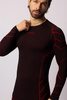 Koszulka termoaktywna Spaio Rapid z długim rękawem Black/Red