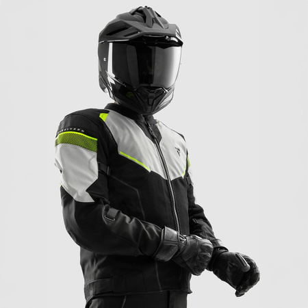 Kurtka Tekstylna Rebelhorn Hiflow V Black/Grey/Fluo Yellow
