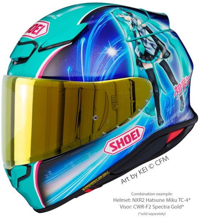 Kask Shoei NXR 2 Hatsune Miku TC-4