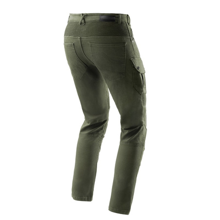 Jeansy motocyklowe Rebelhorn Faster Green