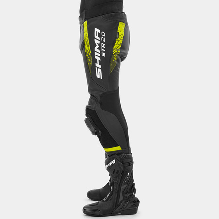 Spodnie motocyklowe Shima STR 2.0 Czarny Fluo