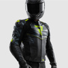 Kurtka skórzana Rebelhorn Vandal 2 Black Grey Fluo Yellow