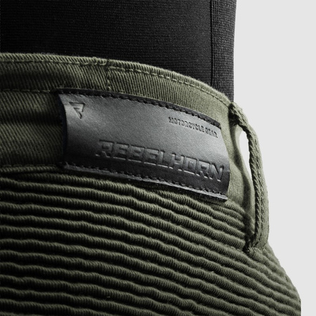 Jeansy motocyklowe Rebelhorn Faster Green