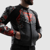 Kurtka skórzana Rebelhorn Vandal 2 Cruze Black Dark Grey Red