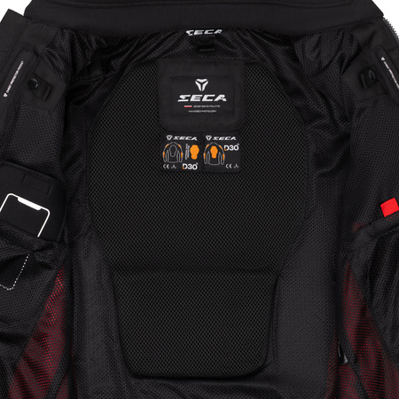 Kurtka motocyklowa Seca Summer Way Black Red