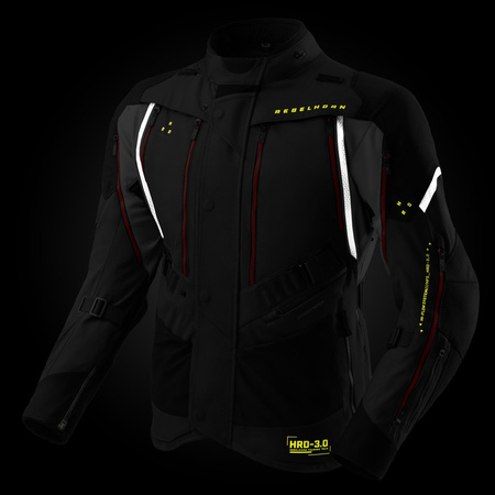Kurtka Rebelhorn Hardy 3.0 Dark Grey/Black/Fluo Yellow