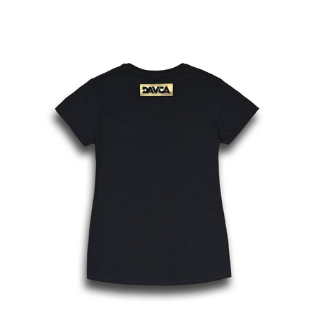 T-shirt Damski DAVCA Złoty Logo