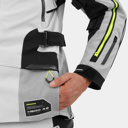 Kurtka motocyklowa Shima Hero 3.0 G2 Grey/Fluo