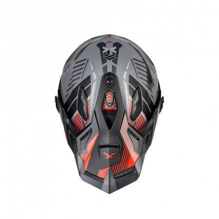 Kask NEXX X.WED 2 Wild Country Grey/Red Matt