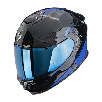 Kask motocyklowy Scorpion Exo-Gt Sp Air Asphalt Black-Blue