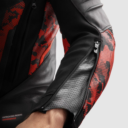 Kurtka Rebelhorn Veloce Camo Black/Fluo Red