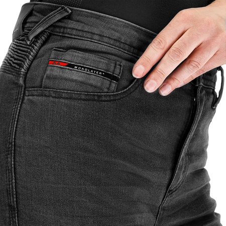 Jeansy motocyklowe Shima Zenith Lady Black