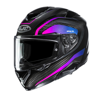 Kask motocyklowy HJC RPHA72 Carbon Lis Black/Purple