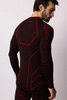 Koszulka termoaktywna Spaio Rapid z długim rękawem Black/Red