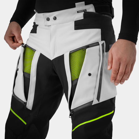 Spodnie motocyklowe Shima Hero 3.0 G2 Grey/Fluo
