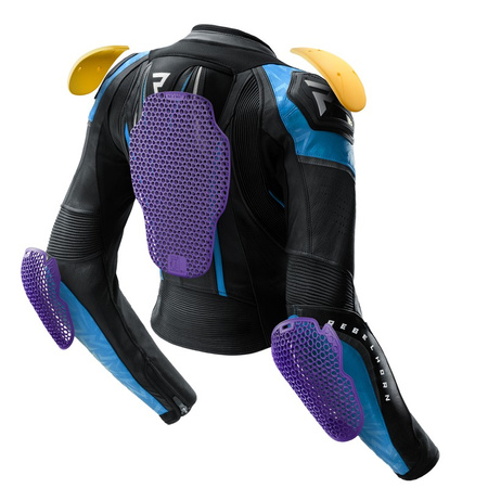 Kurtka skórzana Rebelhorn Diva RS Black Blue