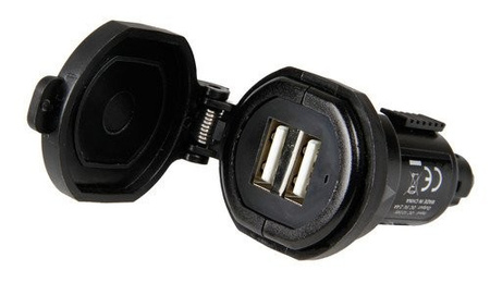 LAMPA Din-Tech 2 ładowarka 2 porty USB szybkie ładowanie - 2700 mA - 12/32