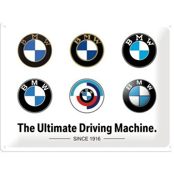 Plakat metalowy 30x40 BMW Logo Evolution