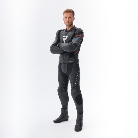 Spodnie motocyklowe Rebelhorn Veloce Black/White