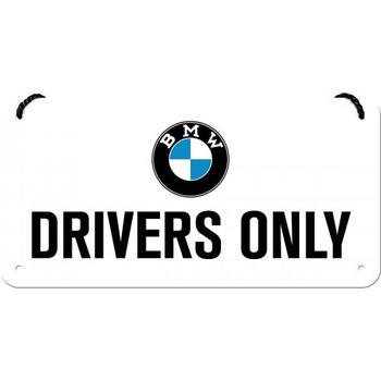 Tabliczka, zawieszka metalowa BMW Drivers Only