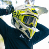Gogle Airoh Blast XR1 Yellow Matt Szyba Silver Mirrored