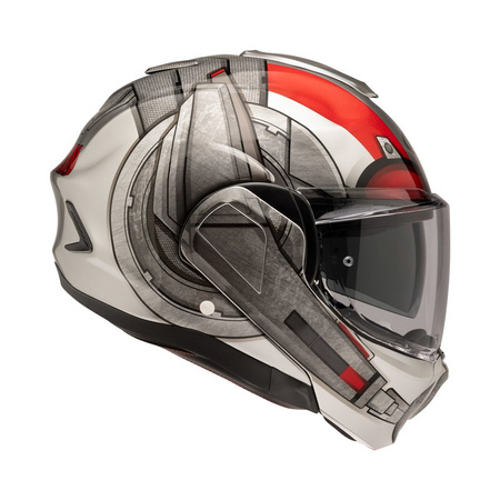 Kask HJC F100 Ant-Man Marvell Silver Red