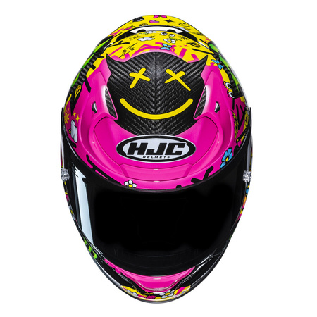Kask motocyklowy HJC RPHA12 Carbon Quartararo Le Mans 4 Pink/Black