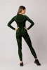 Legginsy termoaktywne damskie Spaio Rapid Black/Green