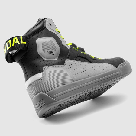 Buty motocyklowe Rebelhorn Vandal II Black/Grey/Fluo Yellow