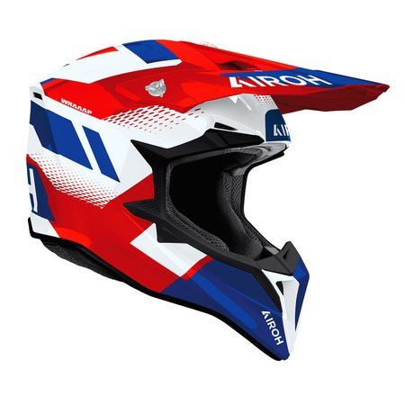Kask motocyklowy Airoh Wraaap Vision Red/Blue Gloss