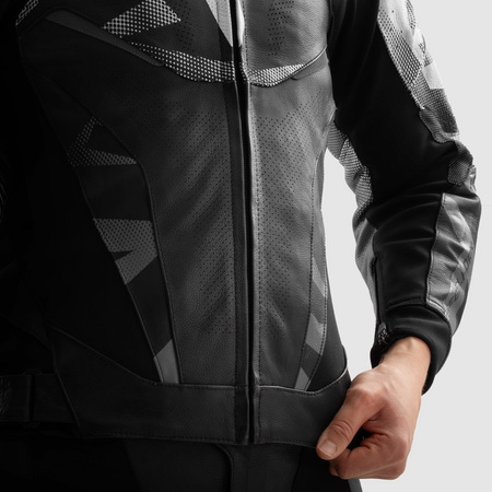 Kurtka motocyklowa Rebelhorn Inferno Black White