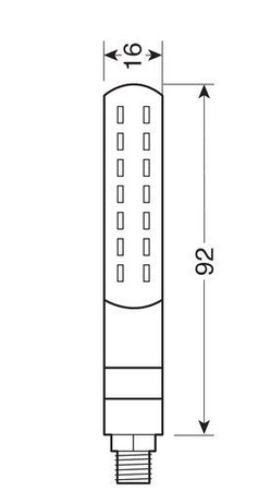 LAMPA Line SQ kierunkowskazy przednie sekwencyjne 12V LED