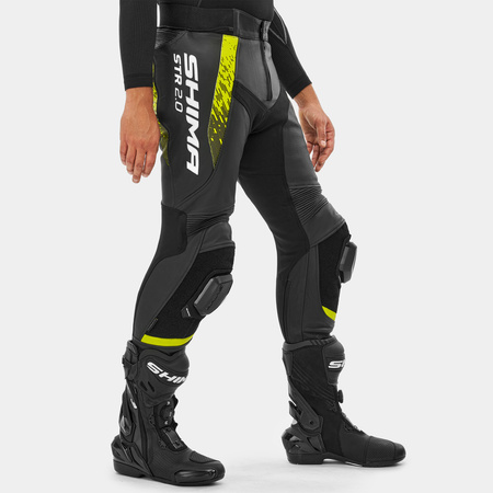 Spodnie motocyklowe Shima STR 2.0 Czarny Fluo