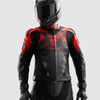 Kurtka motocyklowa Rebelhorn Inferno Black Fluo Red