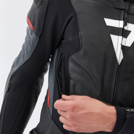 Kurtka Rebelhorn Veloce Black/Grey/Fluo Red