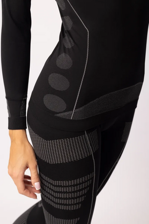 Damskie spodnie termoaktywne Spaio Thermo Evo Black/Grey