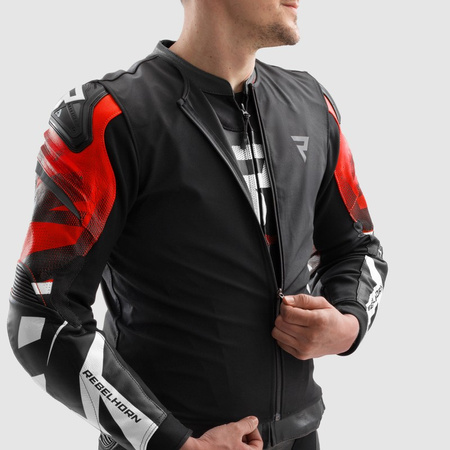 Kurtka motocyklowa Rebelhorn Inferno Black Blue White Red