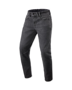 Jeansy motocyklowe Rev'it! Detroit 3 Tapered Dark Black Stone