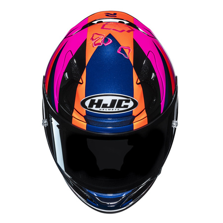 Kask motocyklowy HJC RPHA12 Dirano Orange/Pink