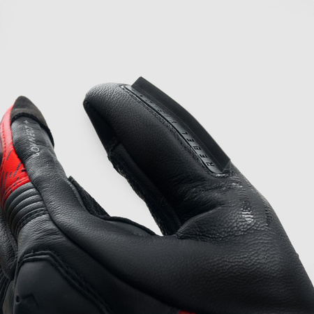 Rękawice Rebelhorn Viper Black/Grey/Fluo Red