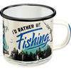Emaliowany kubek Rather Be Fishing
