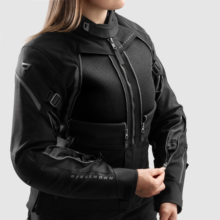 Kurtka motocyklowa Rebelhorn Hardy 3.0 Lady Black