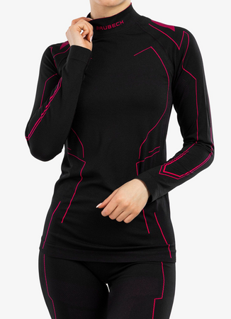 Bluza damska Brubeck Cooler amarantowy