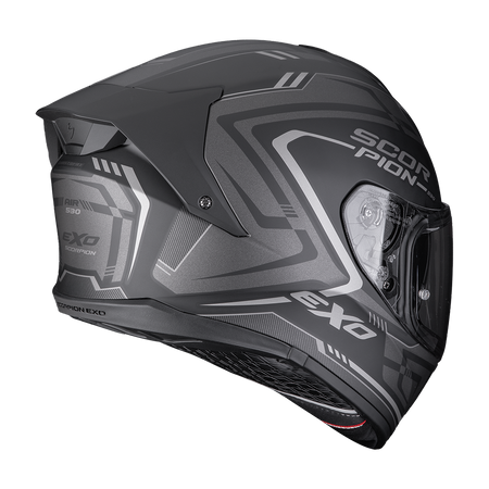 Kask Scorpion Exo-530 Air Slope Matt Black/Silver