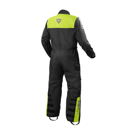 Kombinezon przeciwdeszczowy Rev'it! Pacific 4 H2O Black-Neon Yellow