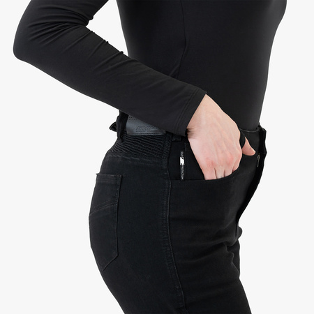 Jeansy motocyklowe Shima Flexx Lady Black